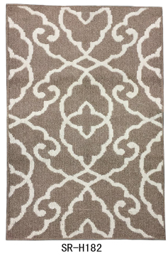 Hand Hooked Carpet Flower Design