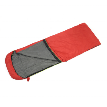 Customized All-Season Rectangle Hooded Envelope Sleeping Bag for Unisex Outdoor Camping