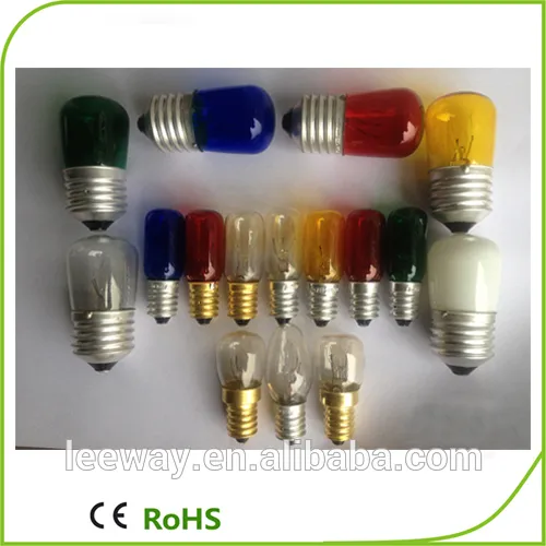 15W T20 Colorful mini bulb for Salt Lamp E14 Salt bulb