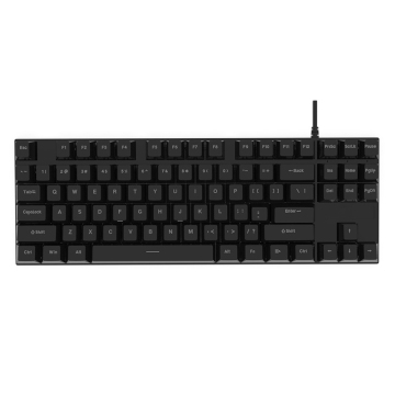 835 845 Wired Mechanical Illuminated Keyboard - 87 Keys USB Wired Backlit RGB Gaming Keyboard