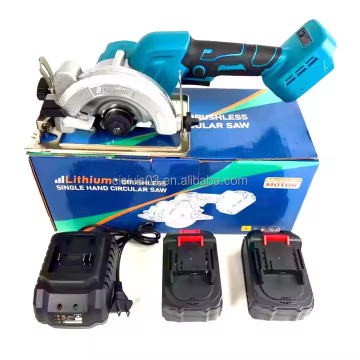 High Quality 21V Brushless Cordless Circular Saw 125mm Handheld Power Cutting Saw