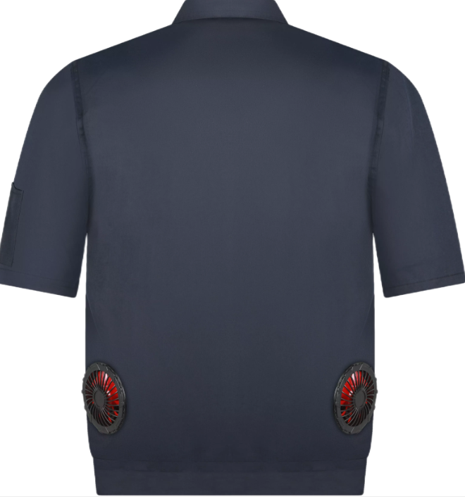 Air Guiding Cooling Fan Work Vest