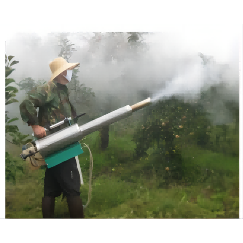 Smoke machine for crop pest control