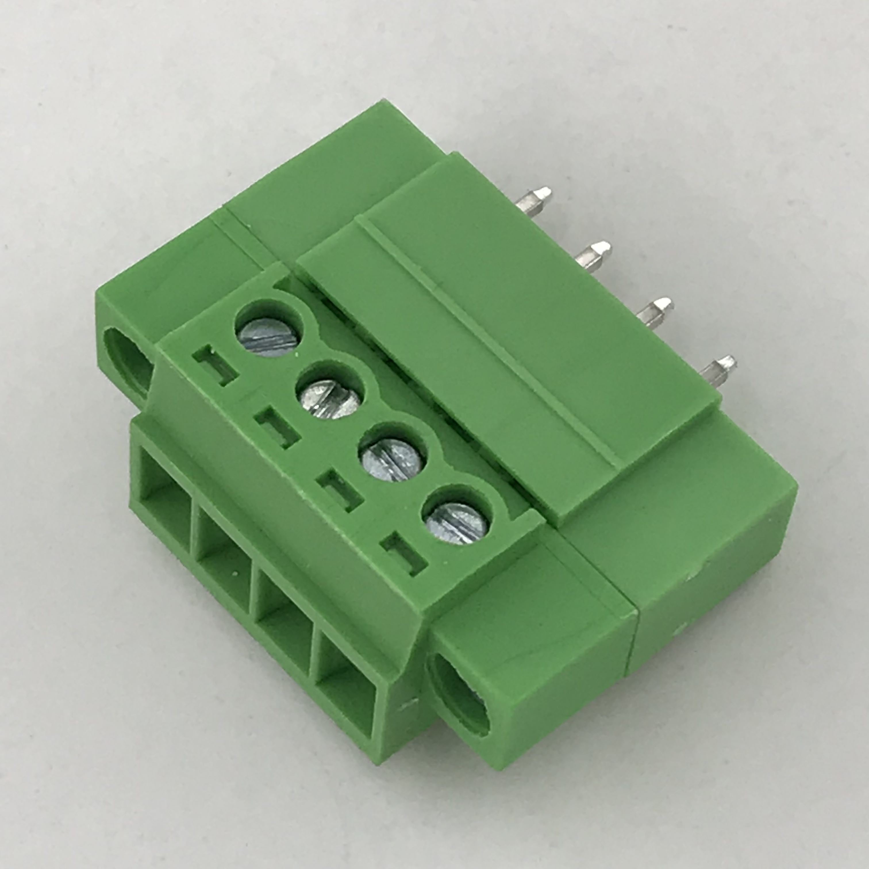 Straight Pin Pluggable Terminal Block With Fixed Screws China Manufacturer