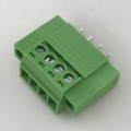 straight pin pluggable terminal block with fixed screws