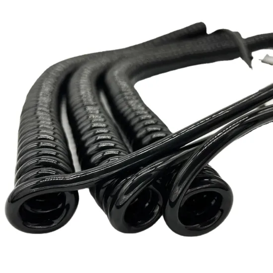 TPU PUR Retractable Power Cords & Coiled Extension Cords 0.25mm² 0.75mm²