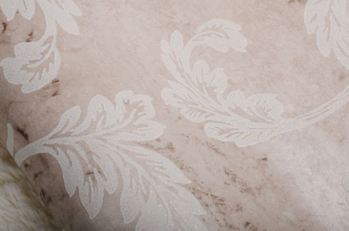 Italy Flower Heavy Embossed Wallpaper With Water-based Ink
