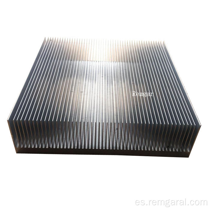 Aluminio de disipador de calor de extrusión de perfil extruido personalizado