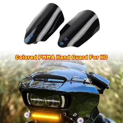 PMMA Hand Guard Shield Protector for Harley Touring Motorcycles (2014-2020)