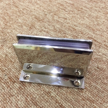 90 Degree Shower Hinge Glass Clamp - Square Style Bathroom Glass Clip
