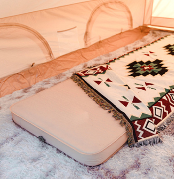 Outdoor Single Automatic Inflatable Air Mattress for Camping and Cars