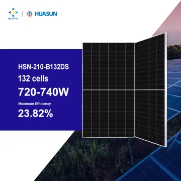 720W-740W Huasun Hs-210-B132Ds Bifacial HJT Half Cell PV Solar Panels: Tier 1 Modules for Rotterdam