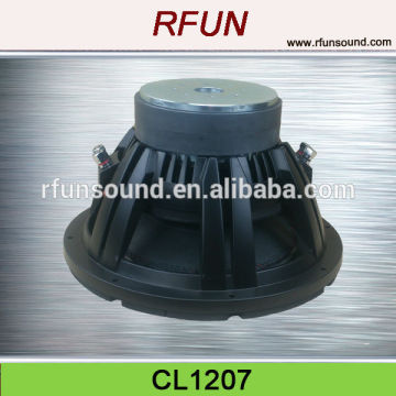12 inch car audio high power subspeaker