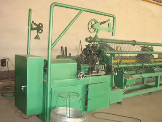 Chain Link Fence Machine