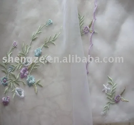 embroider organza
