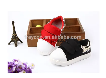High quality Black baby shoes casual kids shoes kids canvas shoes