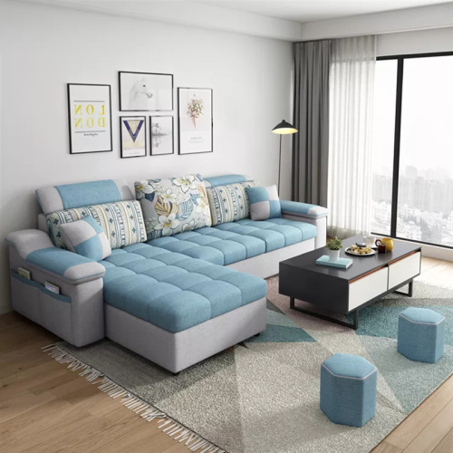 Comfortable Sectional Fabric Corner Sofa