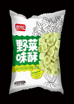 Vegetable flavor crisp