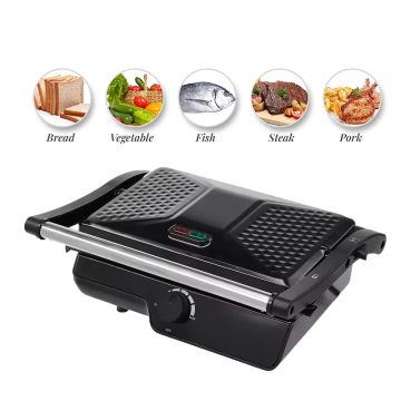 1000W Electric Indoor Contact Grill with 180 Degree Opening: Best Deal for Steak Lovers