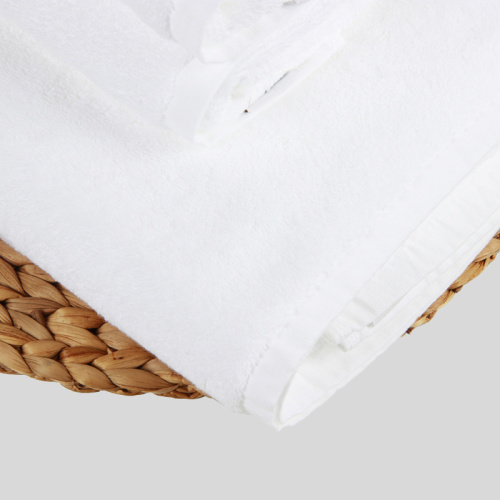 Basics 100% Cotton Plain White Thick Bath Towel