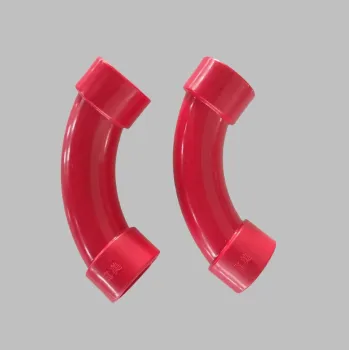 Red 25mm Large Radius Bend Pipe