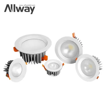 Modern IP54 Dimmable LED Downlights: 10W, 15W, 25W, 40W, and 55W Recessed Spot Lights for Indoor Use
