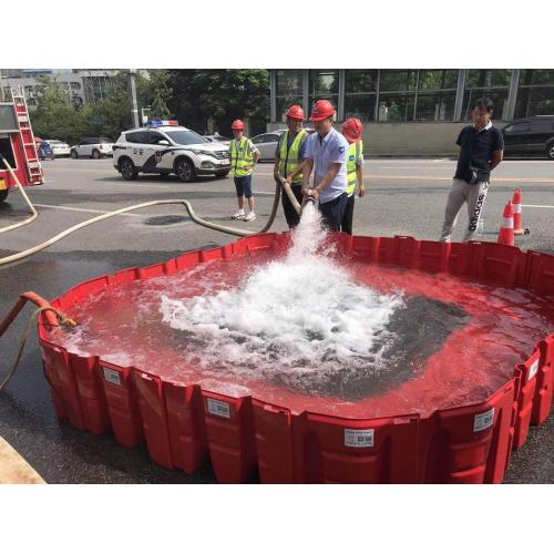 temporary outdoor highway traffic flood barrier boxwall