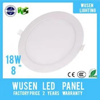 2yearsUltraslim18w round highest cost effective led down panel light