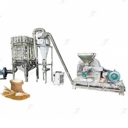 Commercial Pulse Dust Collecting Mill for Grains, Rice, Wheat, and Flour
