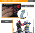 Bateri plastik berkualiti tinggi dikendalikan Robot mainan Mini tinju