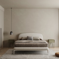 Muebles de dormitorio diseños modernos de cama de tela doble