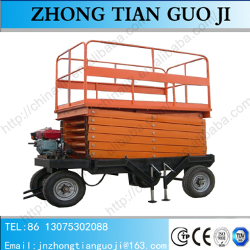 Portable hydraulic scissor lift platform lifting equipment for out working