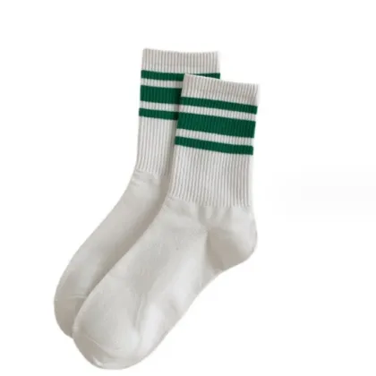 Klein Blue Checkerboard Women's Casual Sports Socks