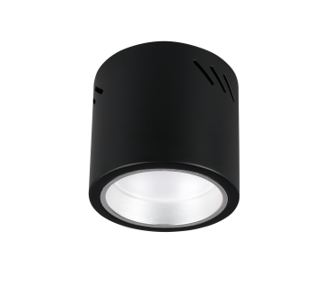 Black White COB Suspended Surface Mounted LED Downlight - 10W, 15W, 20W Square LED Lighting for Decorative Use