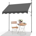 Ręcznie regulowana freestandingowa markiza patio