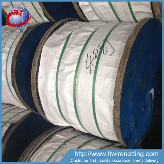 cheap price 500kg Wooden reel 1*7 galvanized prestressing steel strand