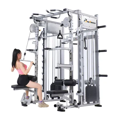 Commercial Multi-function Smith Machine Gym Sports Fitness