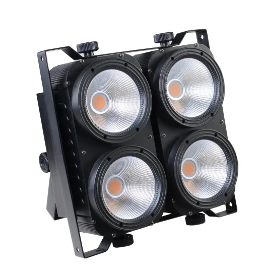 4 Eyes COB LED Stage Lights 4*100W WW/CW 400W Strobe Light Blinders