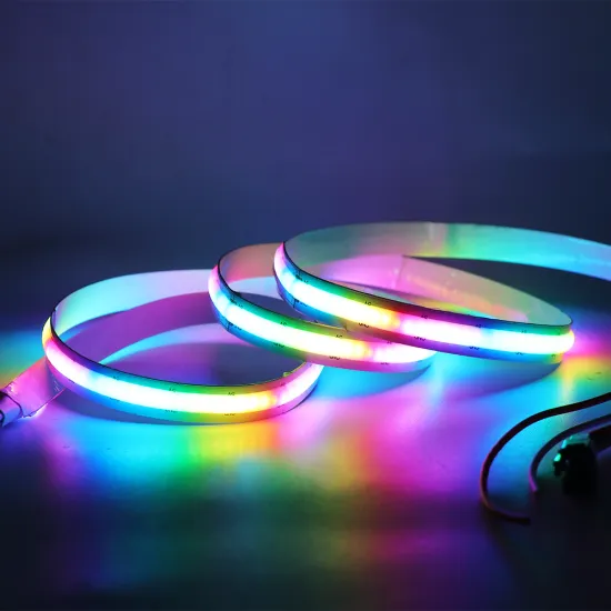 High Quality 24VDC USB RGB+W COB LED Strip - TV Backlight with Dot-Free Design