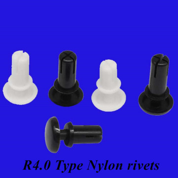 100pcs R4050 R4060 R4070 R4080 R4090 R4100 R4120 R4.0 Type Nylon Rivets for PC Board Pass Plastic Card Buckle Rivets fastener