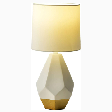 Ceramic Two-Tone Porcelain Lamps with Nordic Design for Hotel and Home Table Decoration