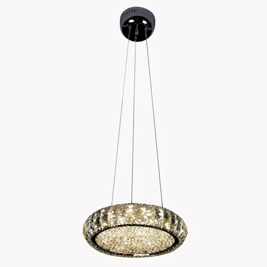 LED hanging light Chrome chandelier