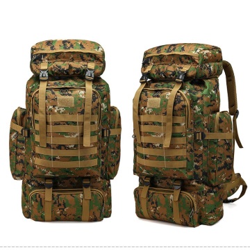 Mochila tática militar grande mochila de camuflagem ao ar livre