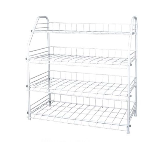 Foldable shoe rack white