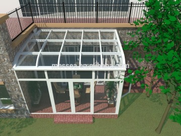 Prefabricated House Villa Aluminum Combined Wood Profile