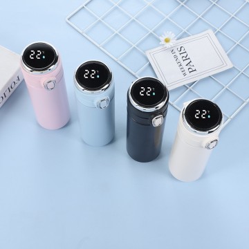 420ml/320ml Smart Vacuum Insulated Water Bottle with LED Temperature Display - Made of 304 Stainless Steel
