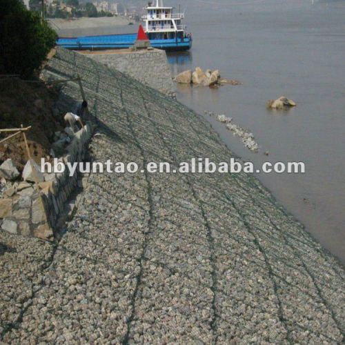 Gabion stone cage box with ISO 9001factory