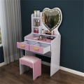 Wooden Modern Makeup Table Wooden Modern Makeup Table Set With Led Mirror Supplier