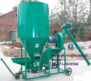 Combined Animal Feed Crusher and Mixe