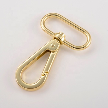 High Quality Yellow Gold Metal Buckle with Swivel Hook